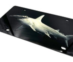 Acrylic License Plate Premium Black for Hammerhead Shark (Universal Fit)
