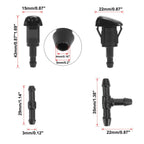 7pcs Wiper Fluid Squirter Nozzle for Toyota Camry (2018–2023) 85381-AA010