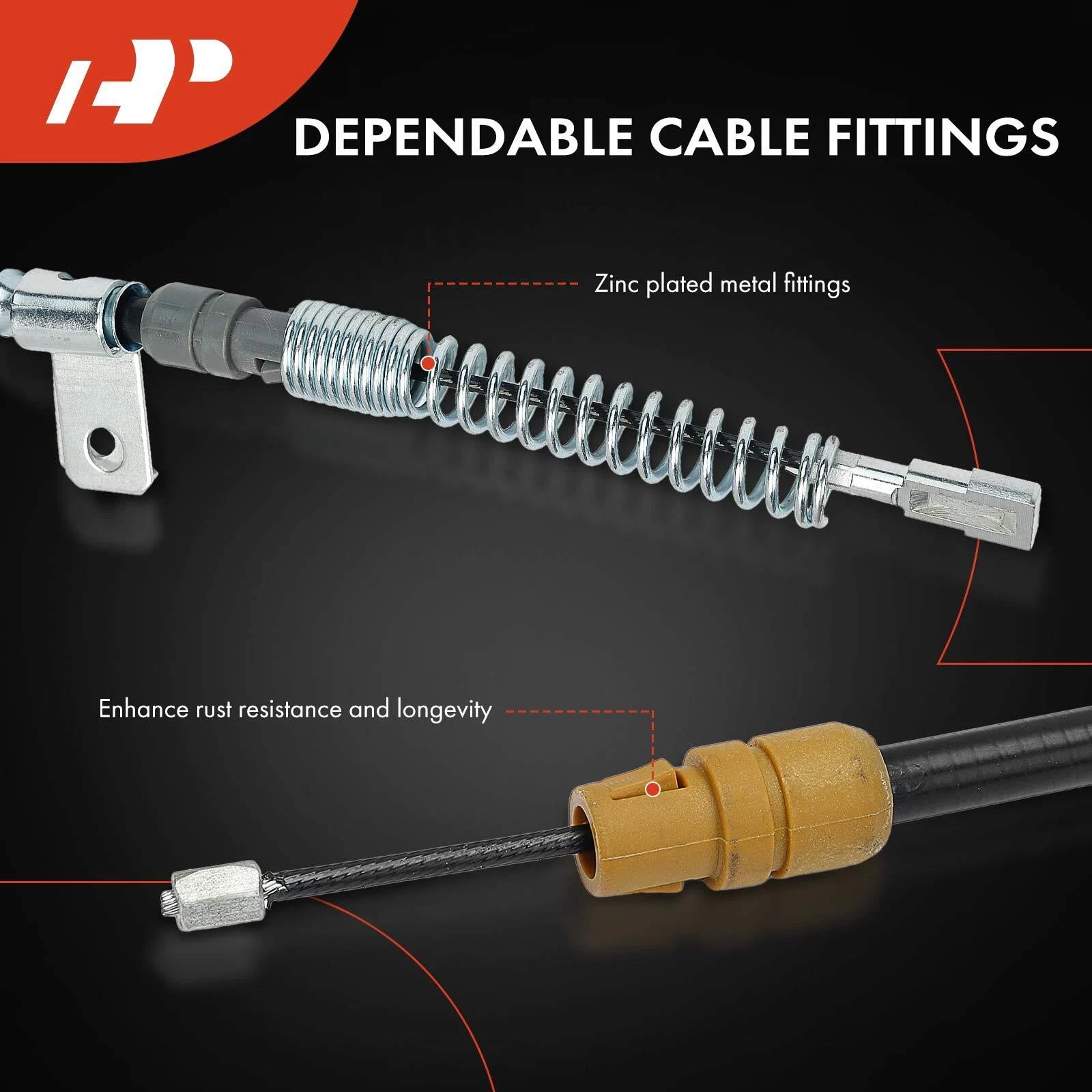 Rear Driver Parking Brake Cable for Chevy Silverado 3500 HD GMC Sierra