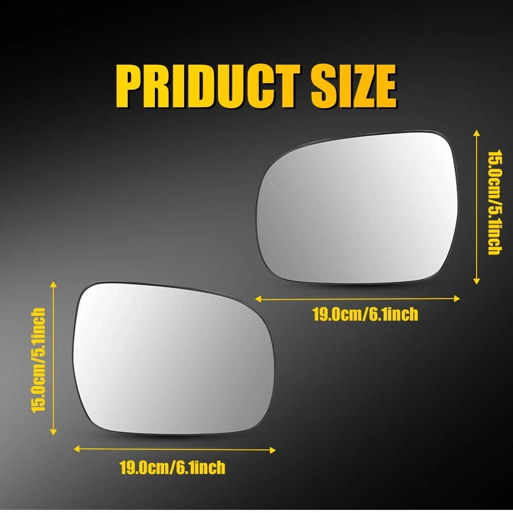 Heated Mirror Glass with Base Plate for Toyota Tacoma (2005–2011)