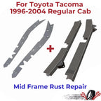 Set of 2 Mid Frame Rust Repair Plates for Toyota Tacoma (1996–2004)