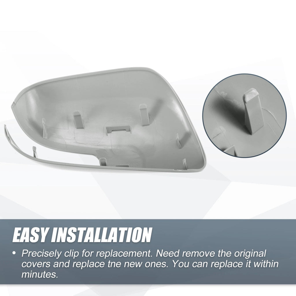 Left Side Mirror Cover Cap for Toyota Camry (2006–2011) Gray
