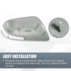 Left Side Mirror Cover Cap for Toyota Camry (2006–2011) Gray