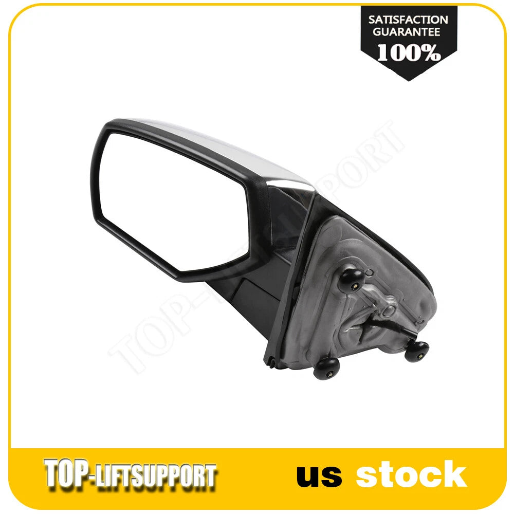 Chrome Power Heated Manual Mirror for Chevy Silverado (2015–2018)