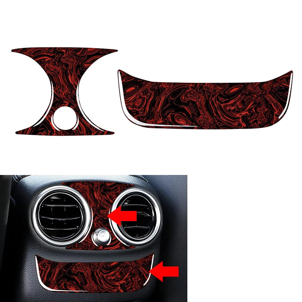 2pcs Rear Air Vent Outlet Cover for Mercedes Benz C Class W205 (2015–2018)