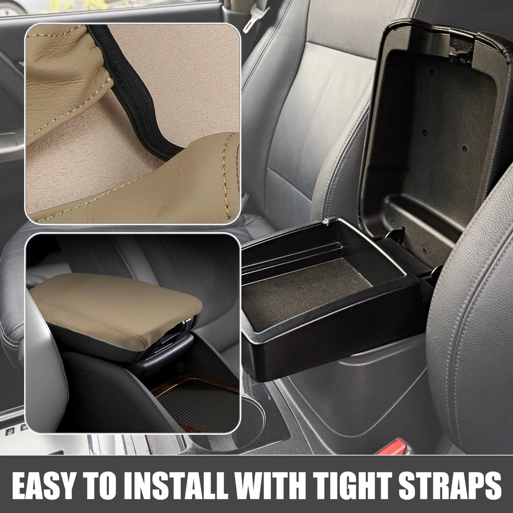 Center Console Armrest Seat Box Cover for Nissan Altima (2013–2018) Beige