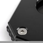 1X Kickstand Sidestand Extension Pad for Honda CRF250 Rally (2017–2018) Black