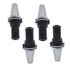 Set of 4 Collet Chucks for CAT40 ER20 (4" Long)