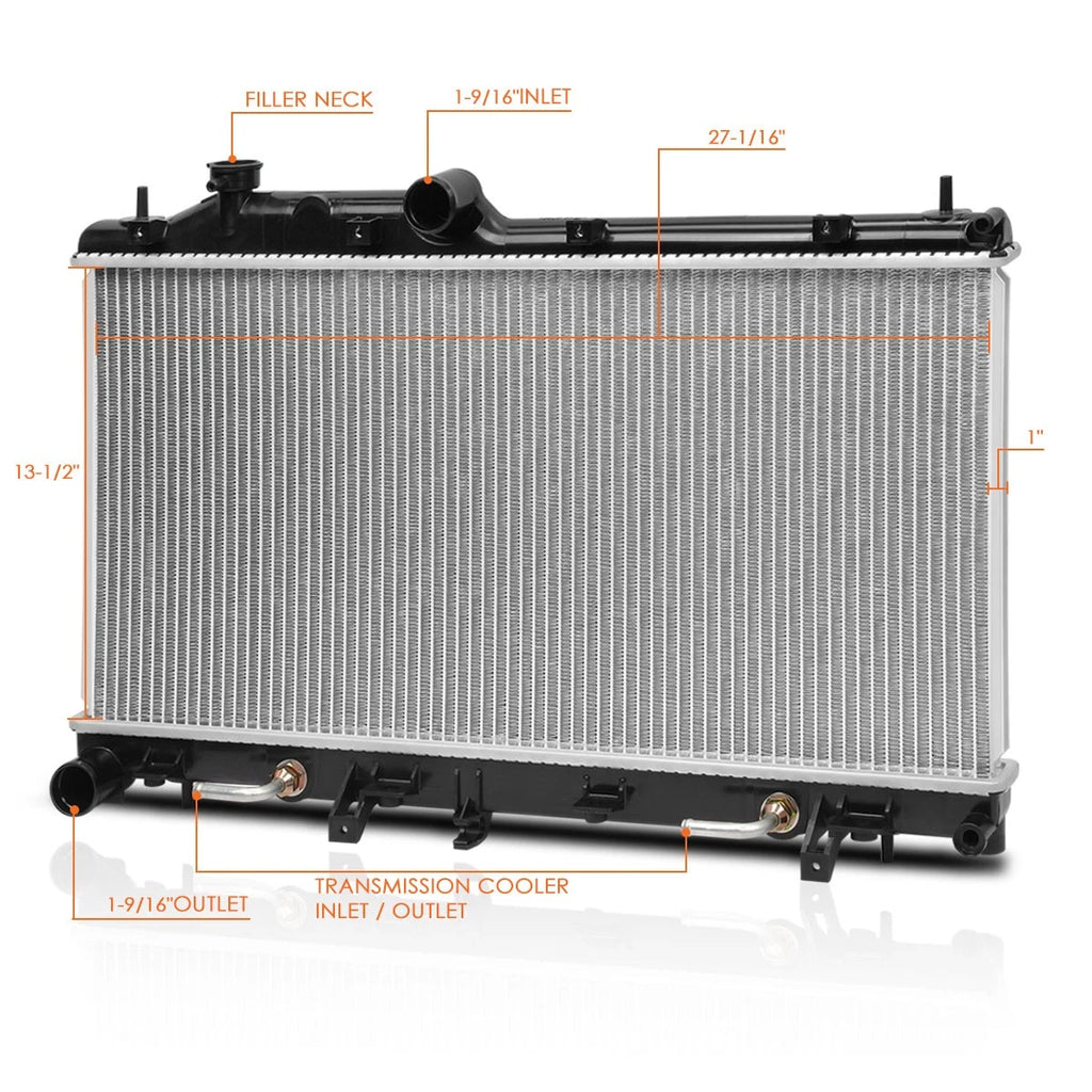 Full Aluminum Radiator for Subaru Forester 2.5 Turbo (2009–2013) DPI-13095