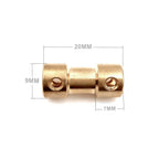 2X Motor Shaft Coupling Joint Coupler for RC Boat Car Robot