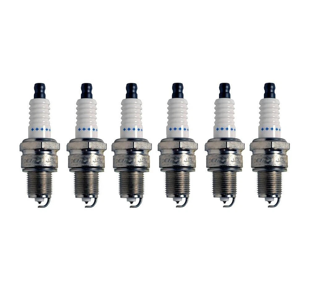 Set of 6 Denso Double Platinum Spark Plugs (Gap 0.044) for