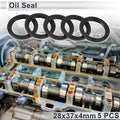 Set of 5 Oil Seal Rotary Shaft Seal TC Ring 28x37x4mm Nitrile Rubber