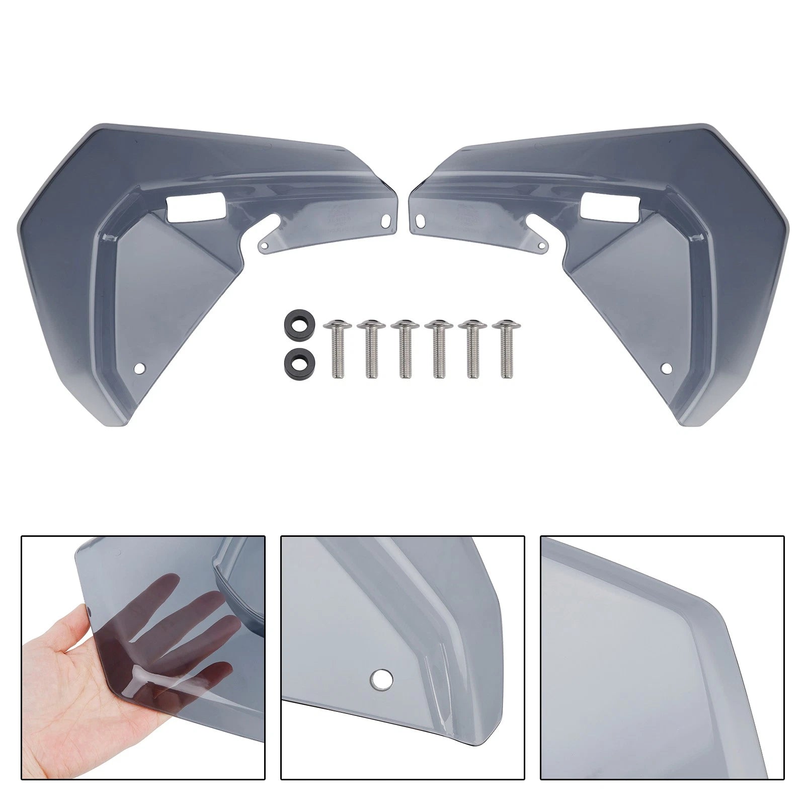 Windshield Plate Side Panels for BMW R1300GS ADV (2025–2026) Gray