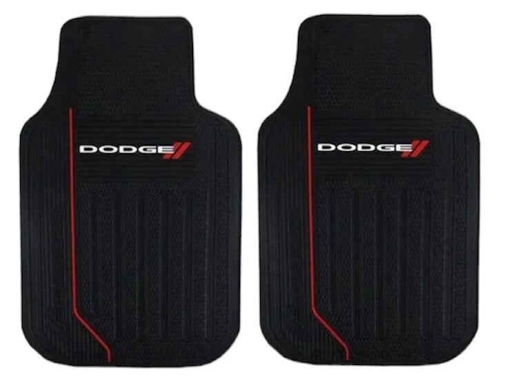 Set of 6 Dodge Elite Logo Seat Covers, Floor Mats, Steering Wheel Cover