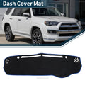 Dashboard Dash Cover Mat for Mazda Flair Crossover (Set of 2) Black Blue