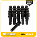 Set of 20 Extended Lug Bolts 14x1.25 Black Cone Seat for BMW Mini Cooper