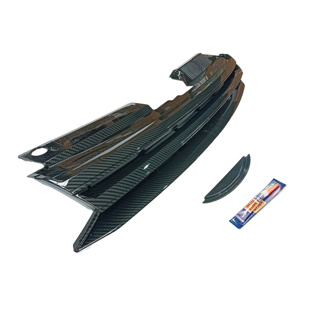 Badgeless Sport Grille for VW MK6 Golf/GTI/Jetta (2010–2014) - Carbon Fiber
