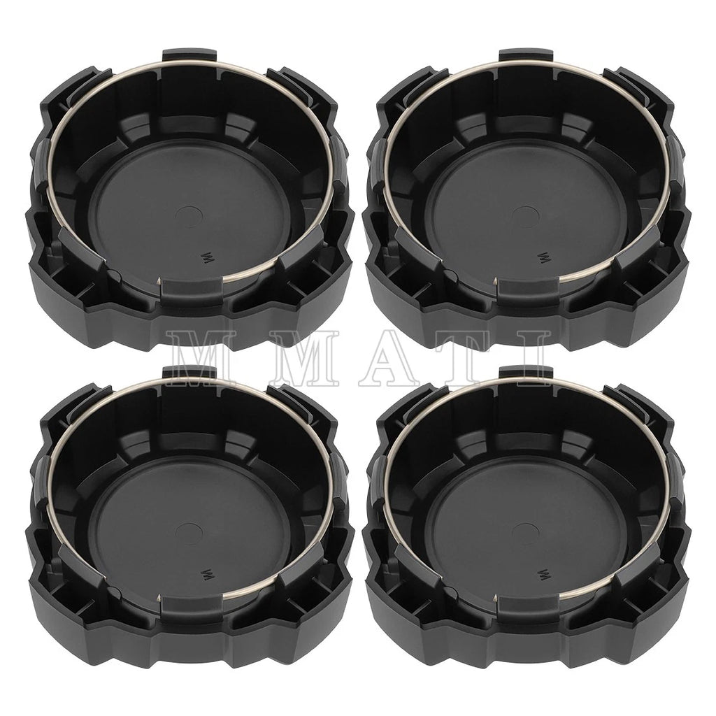Set of 4 Black Wheel Center Caps for Polaris General 1000 (2016–2025)