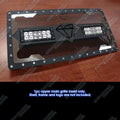 Stainless Black Mesh Rivet LED Grille for Jeep Wrangler JK (2007–2018)
