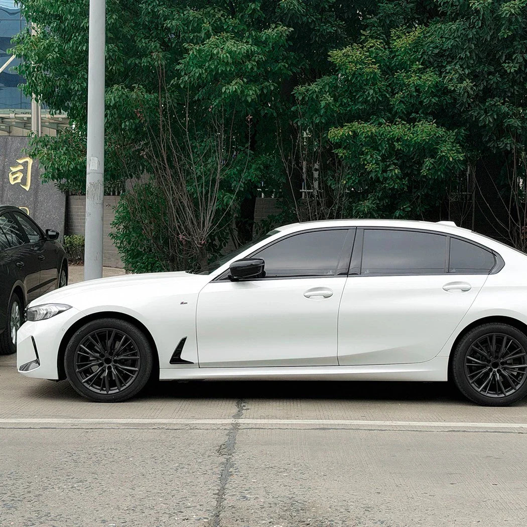Gloss Black Add-On Side Fender Vent Duct Trims for BMW 3-Series G20 G21