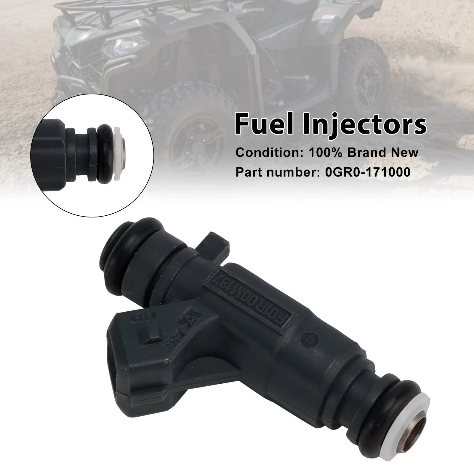 Fuel Injectors 0GR0-171000 for CF-Moto CFORCE 400 500 ZFORCE UFORCE (2017–2023)
