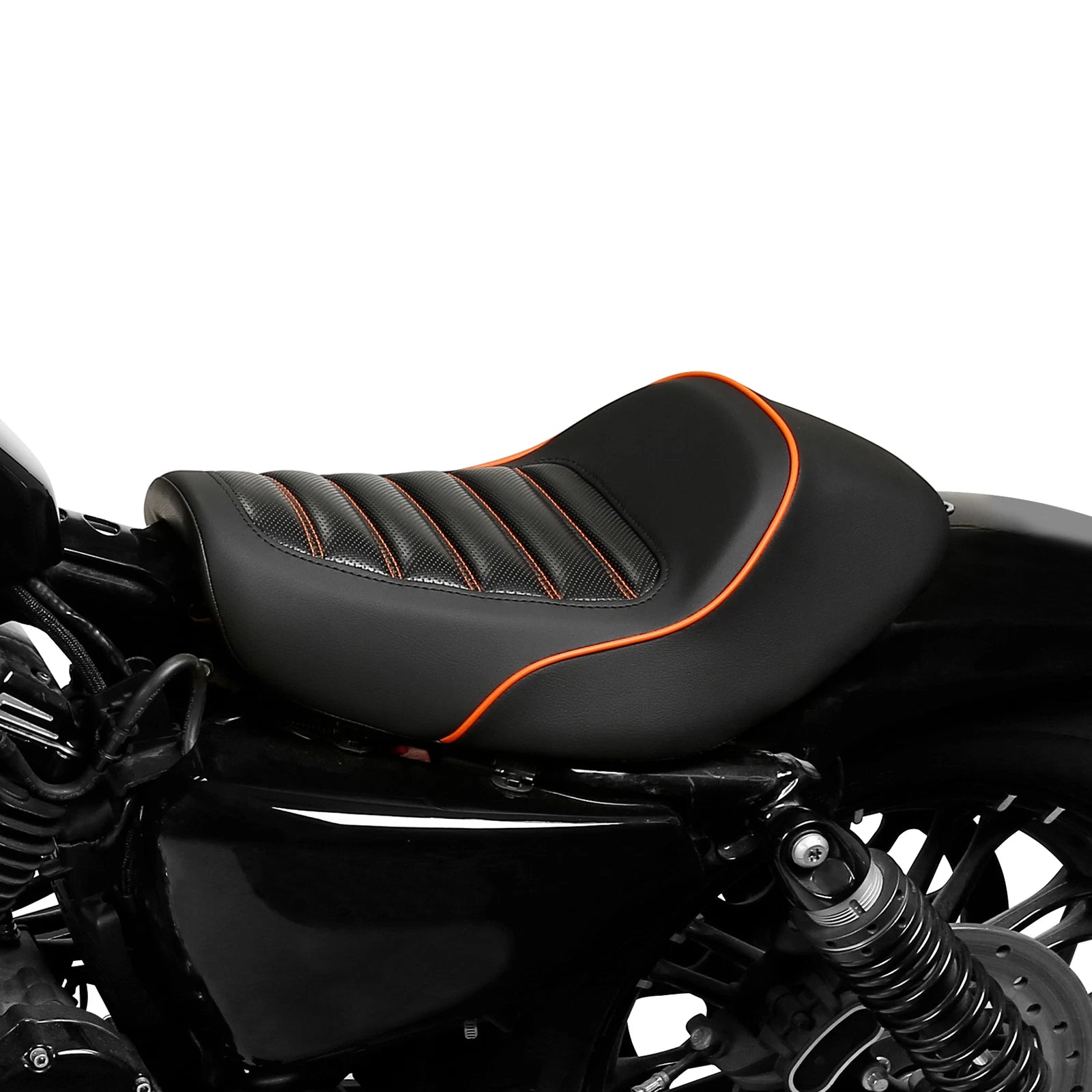 Solo Rider Driver Seat for Harley Sportster Iron 883 1200 (2010–2022)