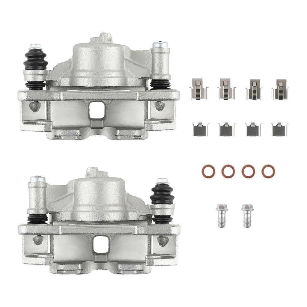 2X Brake Caliper with Bracket for Honda Civic (1990-1995)