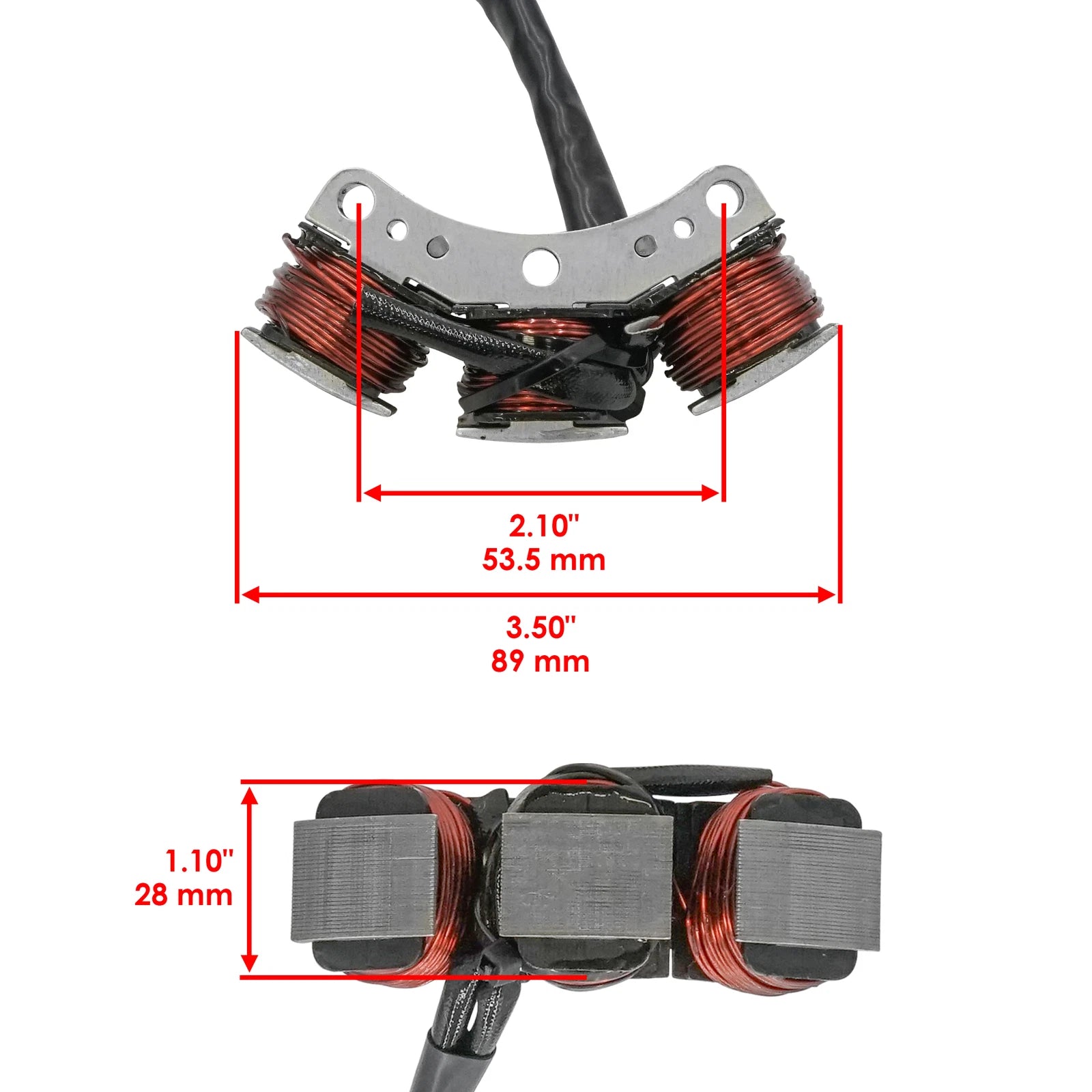 Auxiliary Stator for Mercury Outboard 18Hp 25Hp 35Hp (1980–1989)
