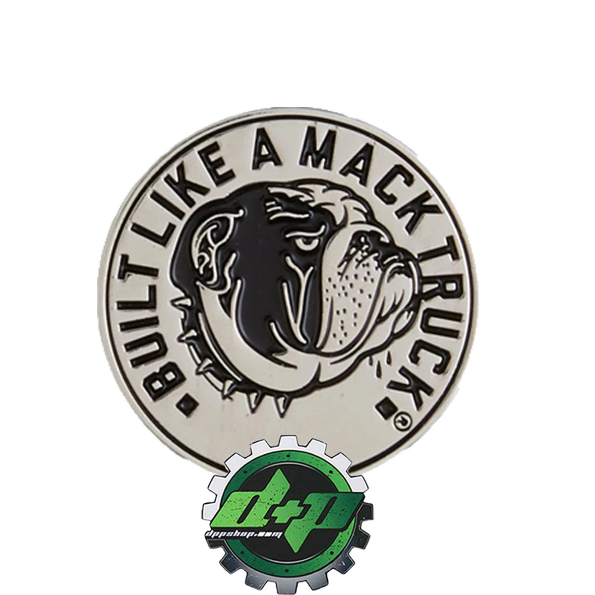 Bulldog Built Like a MACK Lapel Pin Emblem for Diesel Trucks (All Years)