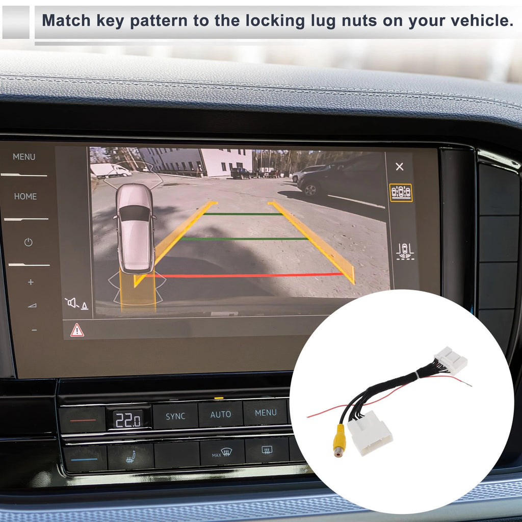 Rear View Camera Adapter Wire Harness Cable for Toyota Camry 