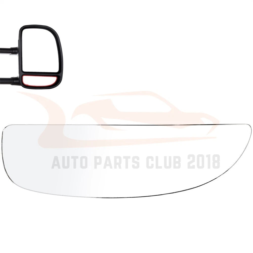 Towing Mirror Glass Lower for Ford F-250 F-350 F-450 F-550 Super Duty (1999–2007) RH