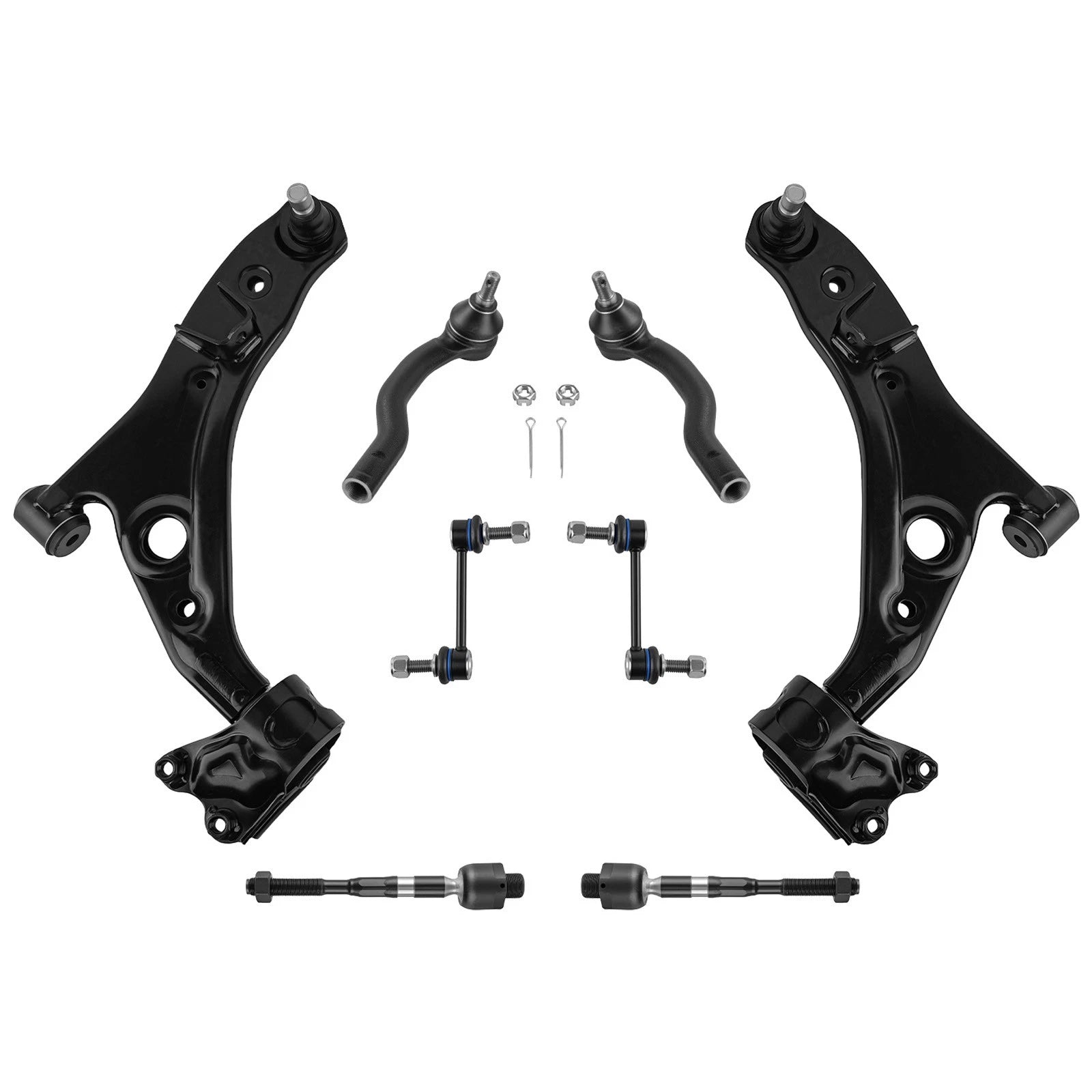 8x Front Lower Control Arm w/ Ball Joint for Ford Edge (2007–2014)
