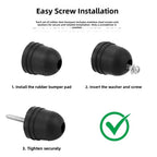 Door Bumper Pad / Threaded Fastening / for RV Sliding Doors