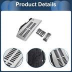 3X Automatic Foot Accelerator Pedal Covers for Volkswagen Polo (2009–2017)