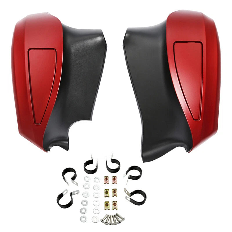 Lower Vented Fairings for Indian Chieftain Roadmaster Elite (2014–2024) Ruby Smoke
