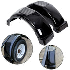 Set of 2 Trailer Fenders for Single Axle Trailers (13" Wheels)