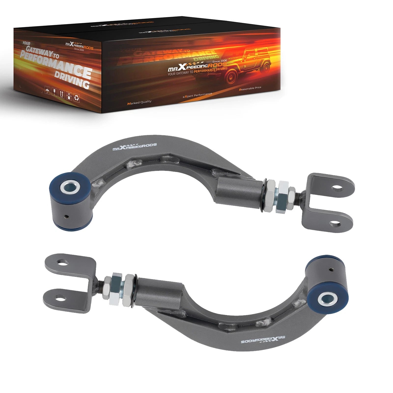 Adjustable Camber Rear Control Arms Kit For Toyota Corolla Sedan E210 2020-2024
