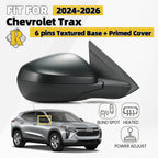Side Mirror for Chevy Trax (2024–2026) Heated, Blind Spot, Right Passenger, 6 Pin