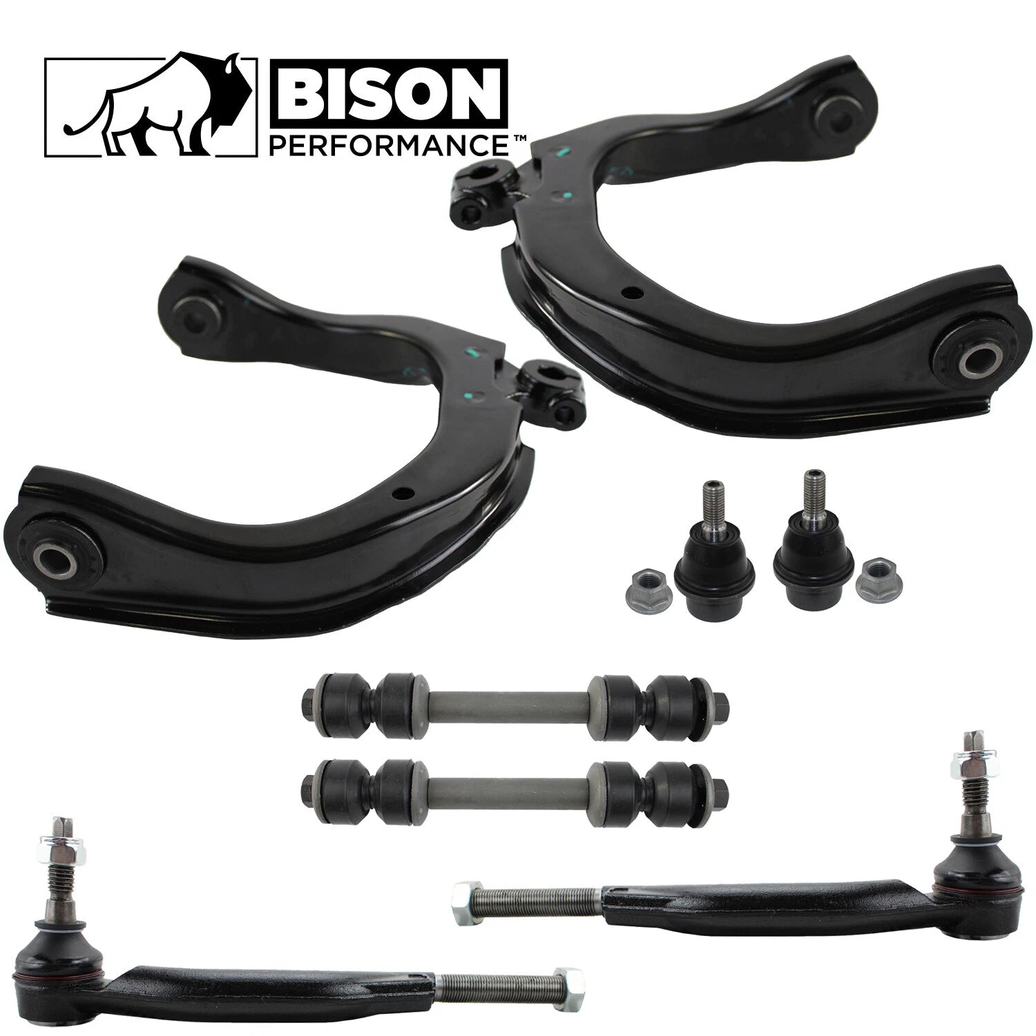 8pc Front Upper Control Arm Sway Bar Tie Rod Kit for Chevy GMC