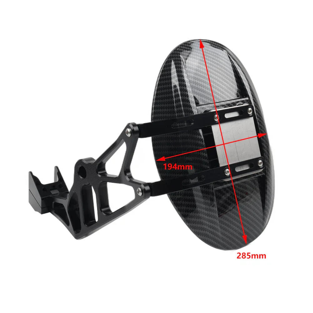 Carbon Fiber Rear Splash Mudguard w/Bracket for KAWASAKI Z1000/SX (2014-2020)