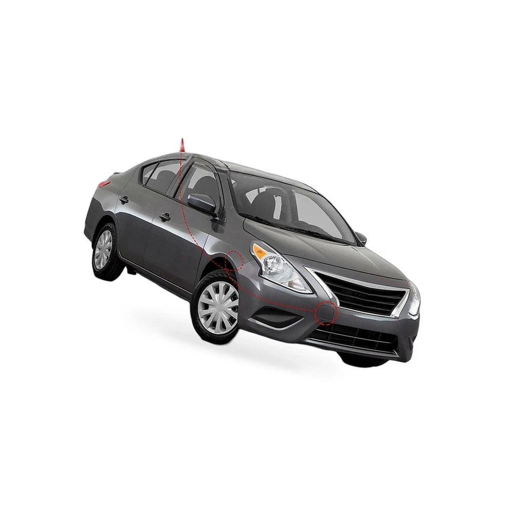 Tow Hook Cover for Nissan Versa (2015–2018) Versa Note (2014–2019) 622A0-9KM0H