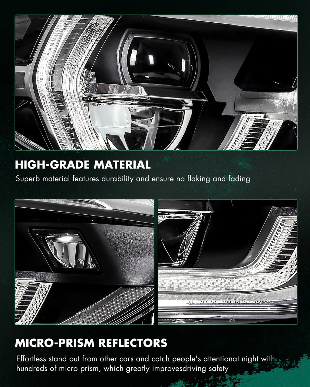 Full LED Headlights Assembly Pair for BMW X3 X4 G01 G02 G08 (2018–2021)