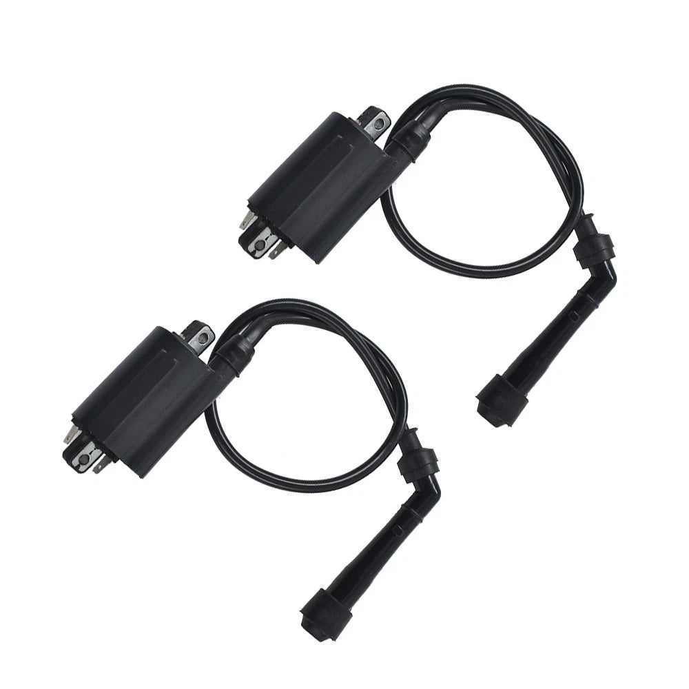 Set of 2 Ignition Coils for Kawasaki EX500 Ninja 500 1987–2009