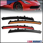 LED Smoke Side Marker Lights for Chevy Corvette C7 (2014–2019)