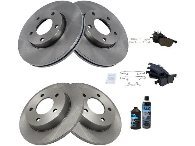 Brake Pad and Rotor Kit for Mazda 3 2006–2013 (2.0L 4 Cyl, HX187ZW)