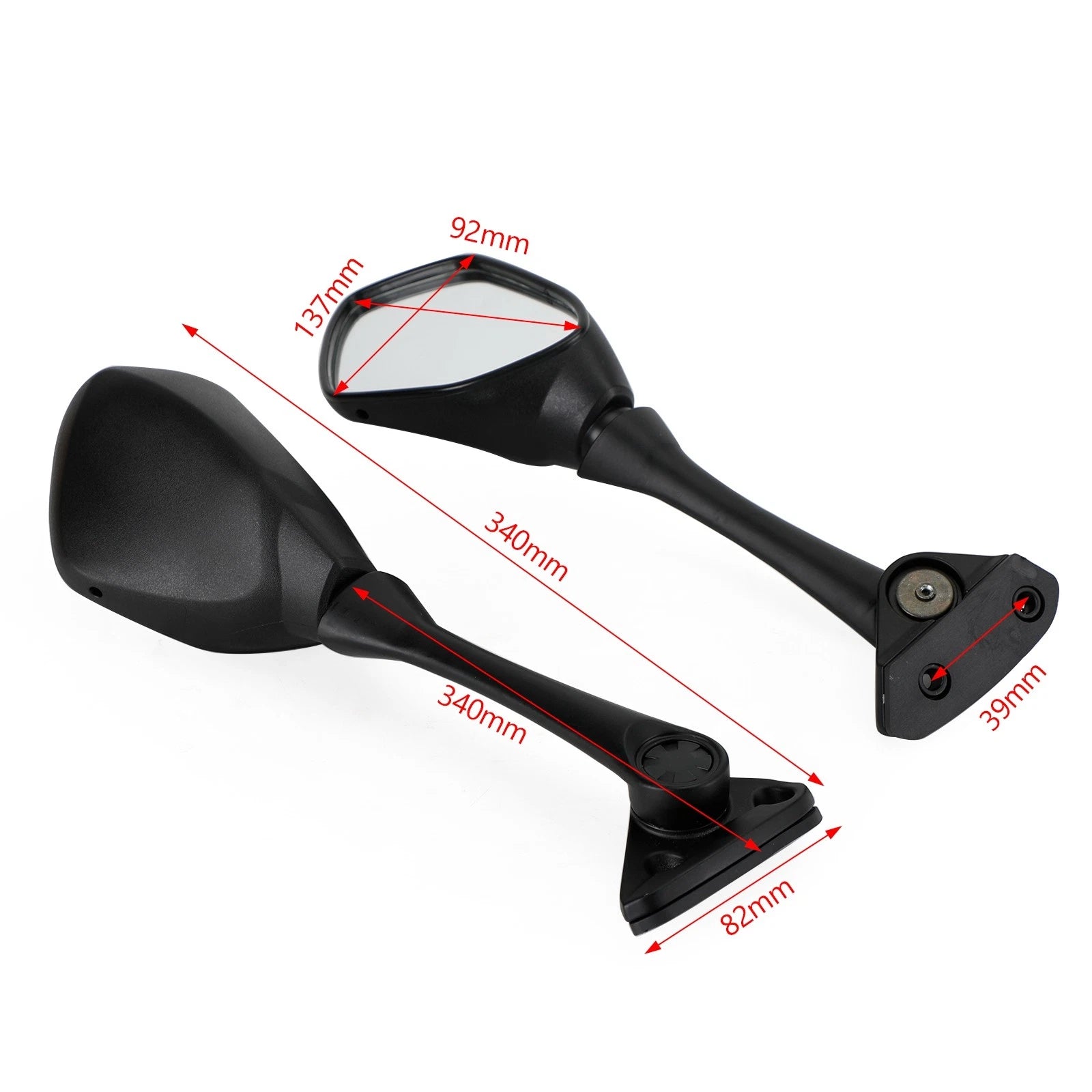 Pair Rearview Mirrors for Suzuki GSX-R 1000/R DM11 L7 - M2 (2017–2022)