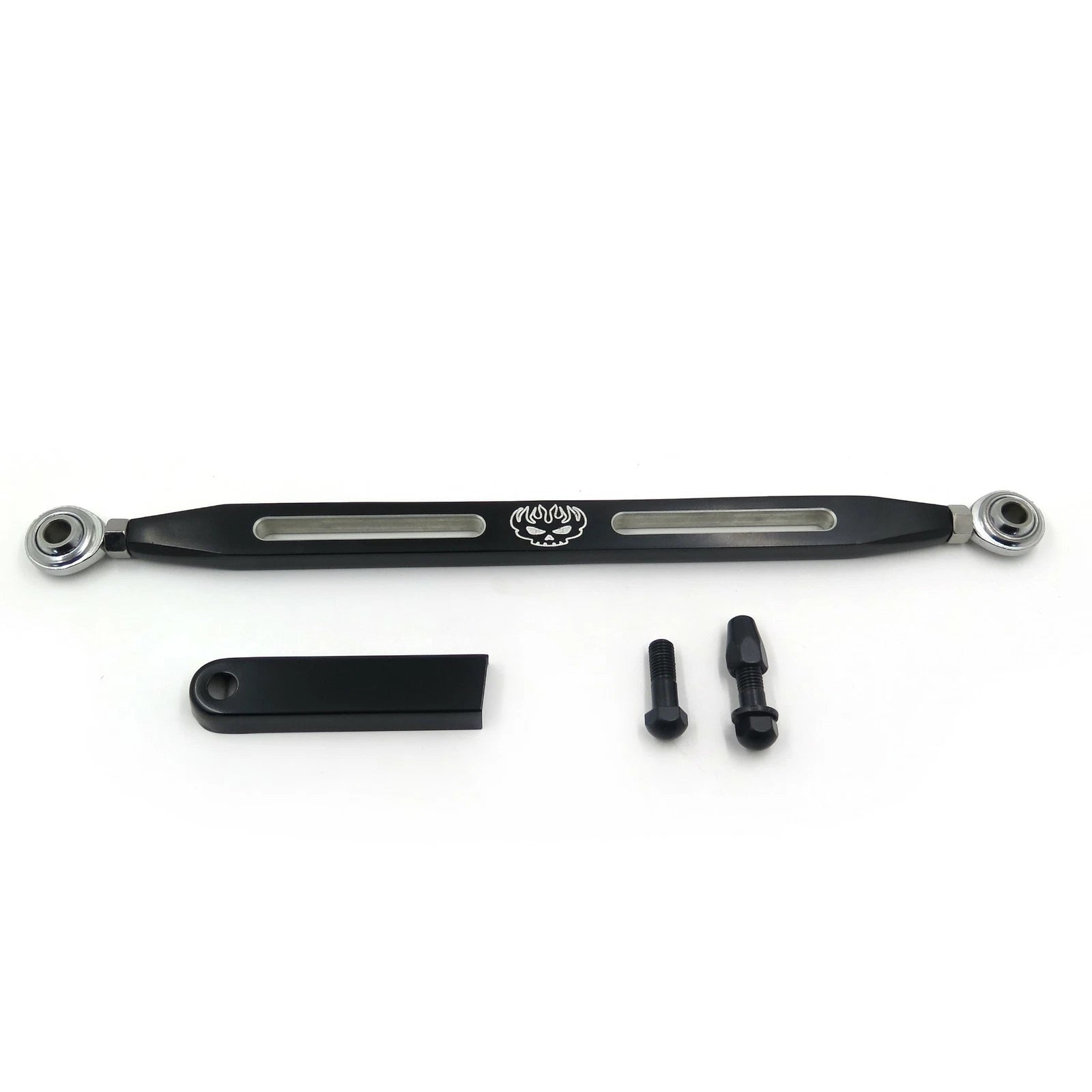 Black Slotted Flame Billet Shift Linkage for Harley Touring Road King (2014–2023)