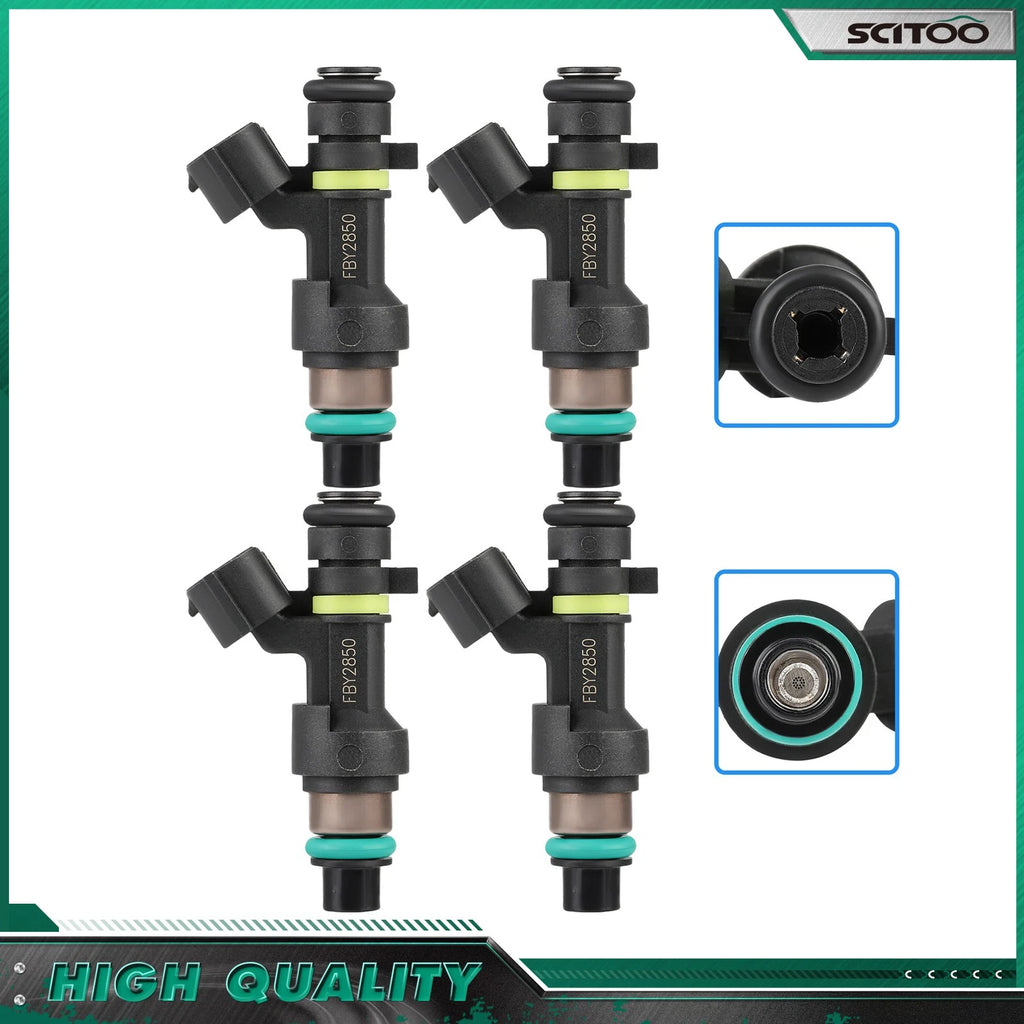 Set of 4 Fuel Injectors for Chevrolet City Express 2015–2018 (19316252)