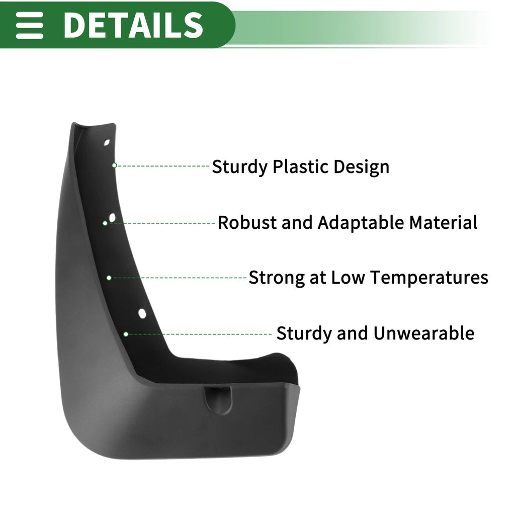 Set of 4 Mud Flaps Splash Guards for Nissan Murano (2015–2019)