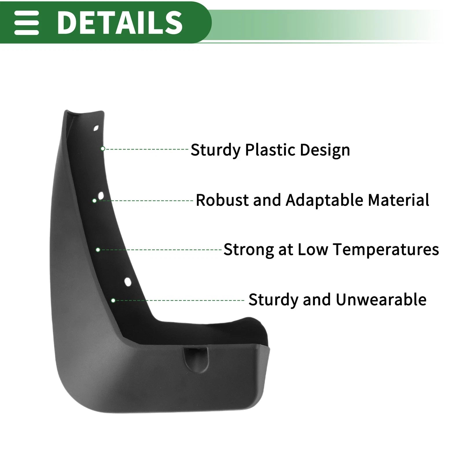 Set of 4 Mud Flaps Splash Guards for Nissan Murano (2015–2019)